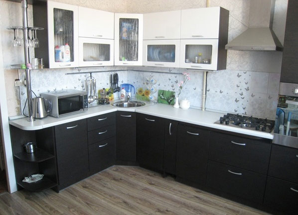 Дизайн кухни в черно-белом цвете: варианты оформления, фото примеры, практические советы